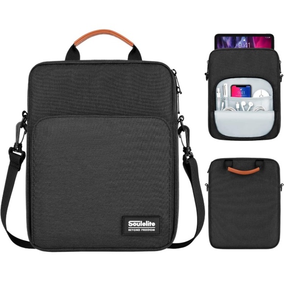 (1894) 9-11 Inch Tablet Sleeve Bag Laptop Bag Black - Picture 7 of 7